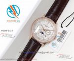 LS Factory Vacheron Constantin Traditionnelle Moonphase Rose Gold Diamond Bezel 40mm 9100 Watch